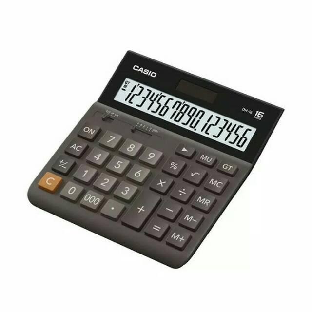 

CASIO KALKULATOR CALCULATOR CASIO MEJA DAGANG DH-16 DH16 16 DIGIT ORIG