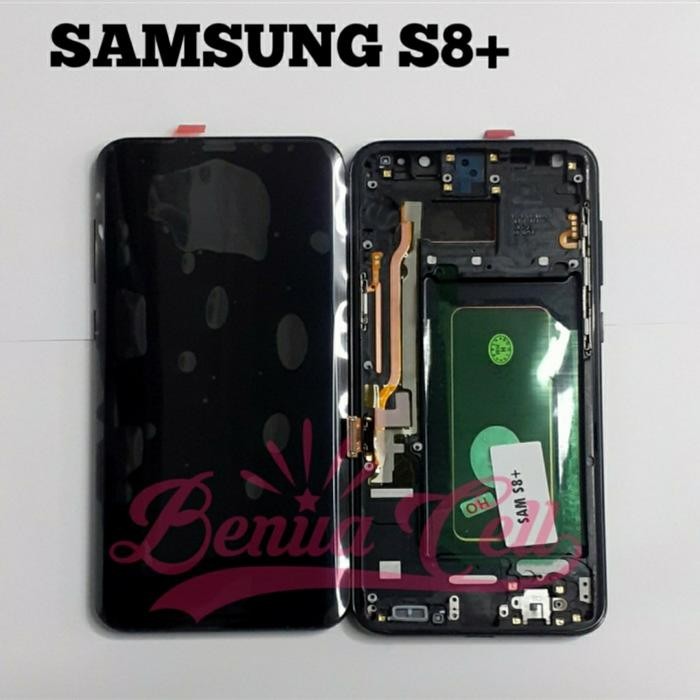 lcd samsung s8 G950 original + frame lcd samsung s8 plus original G955