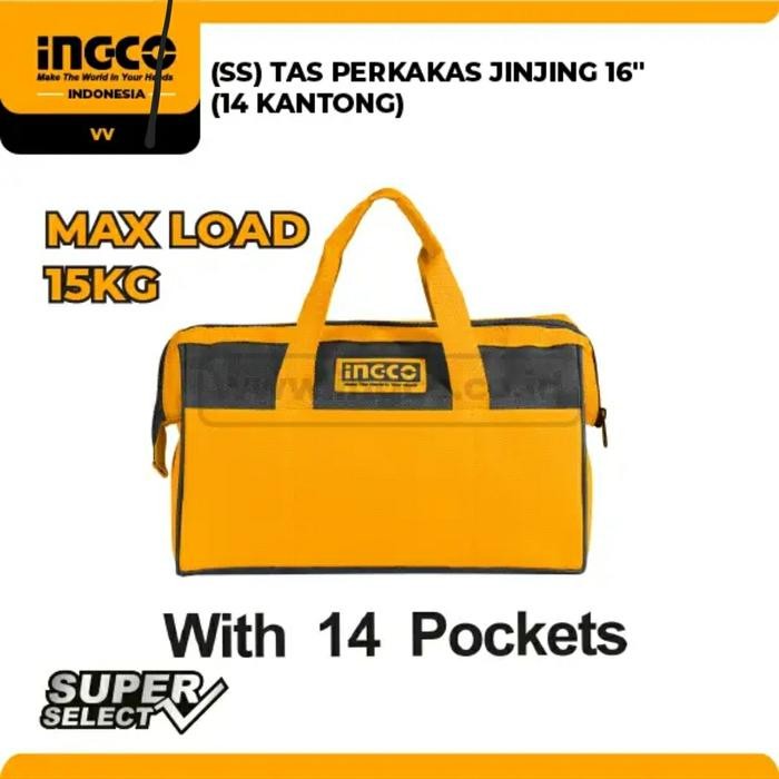 INGCO Tas Perkakas Jinjing 16 inch HTBG281628