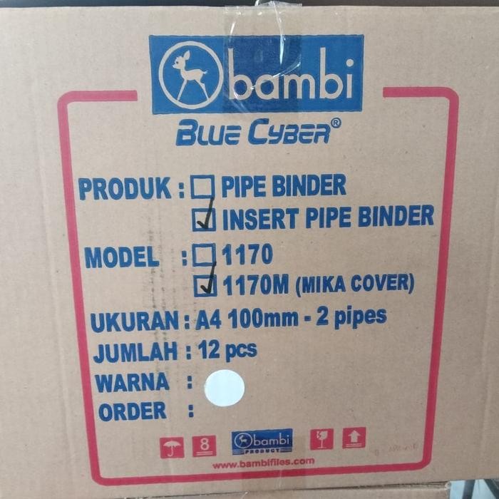 

Insert Pipe Binder Bambi 1170 Mika (A4 )