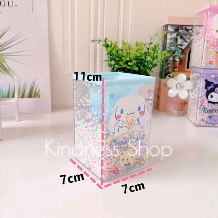 

Tempat Pulpen Holder Sanrio Stationery Stand Cinnamoroll Melody Kuromi Pompurin Kitty Kotak