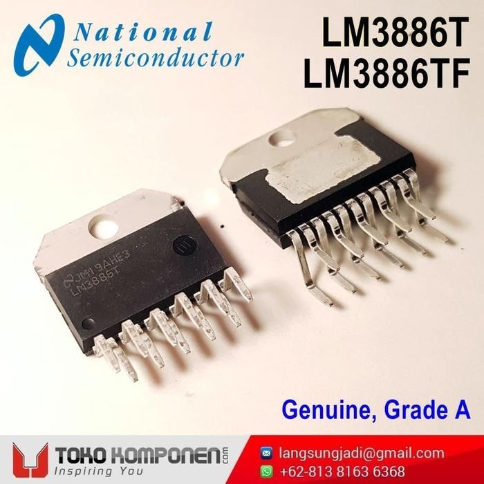 Bagus Original Lm3886 Lm3886T Lm3886Tf 68W Gainclone Audio Power Amplifier New Sale