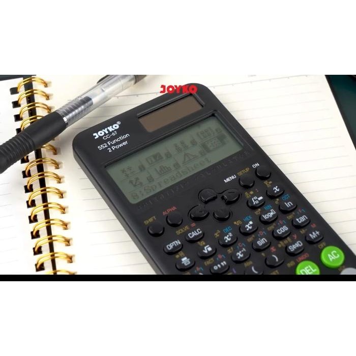 

Kalkulator Scientific Joyko Cc 67 Ilmiah - Calculator Sekolah Kuliah Mirip Fx-991Ex