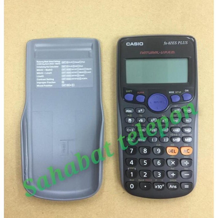 

Kalkulator Scientific Casio Fx-82Es Plus- Bk(Original)