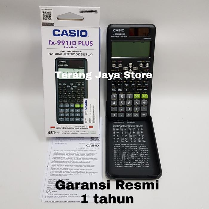 

Kalkulator Scientific Casio Fx-991 Id Plus Casio Fx-991Id Plus