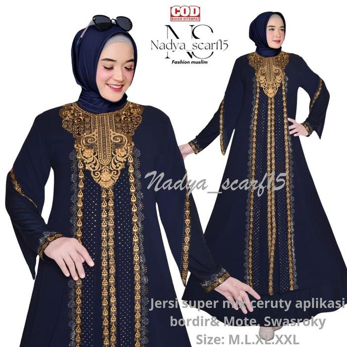 Gamis Abaya Arab Turkey Jersy Import Premium