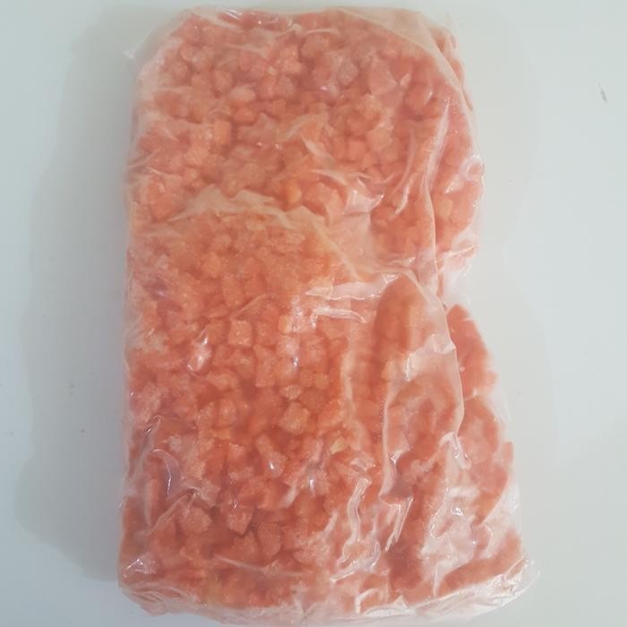 

3YC3 Wortel Beku Potong Dadu Kemasan 1Kg