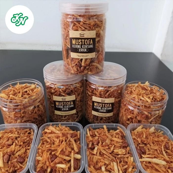 

3YC3 Kentang Kering Kacang Mustofa 250Gram Toples