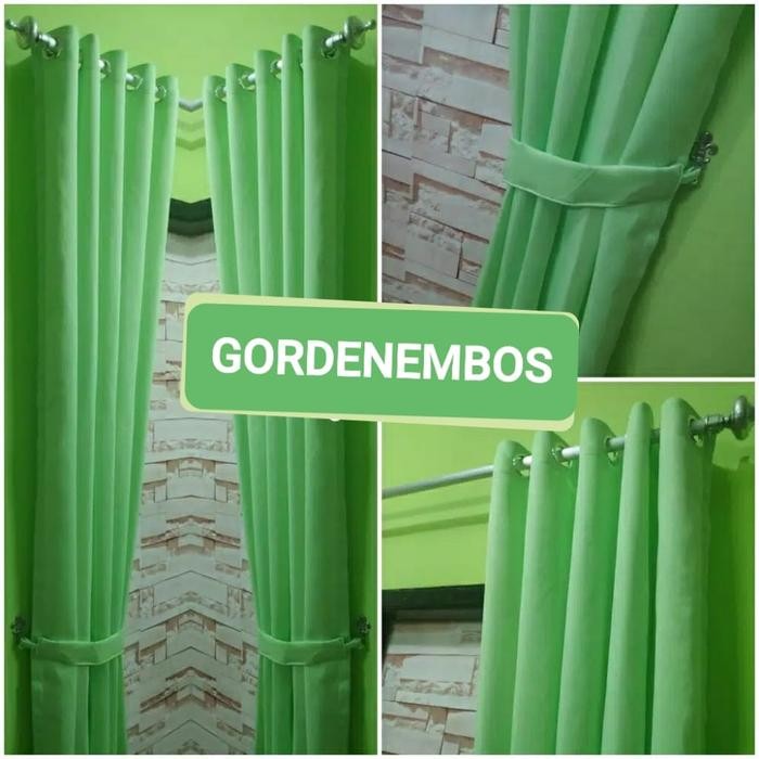 Gorden Jendela Embos Smokring Polos