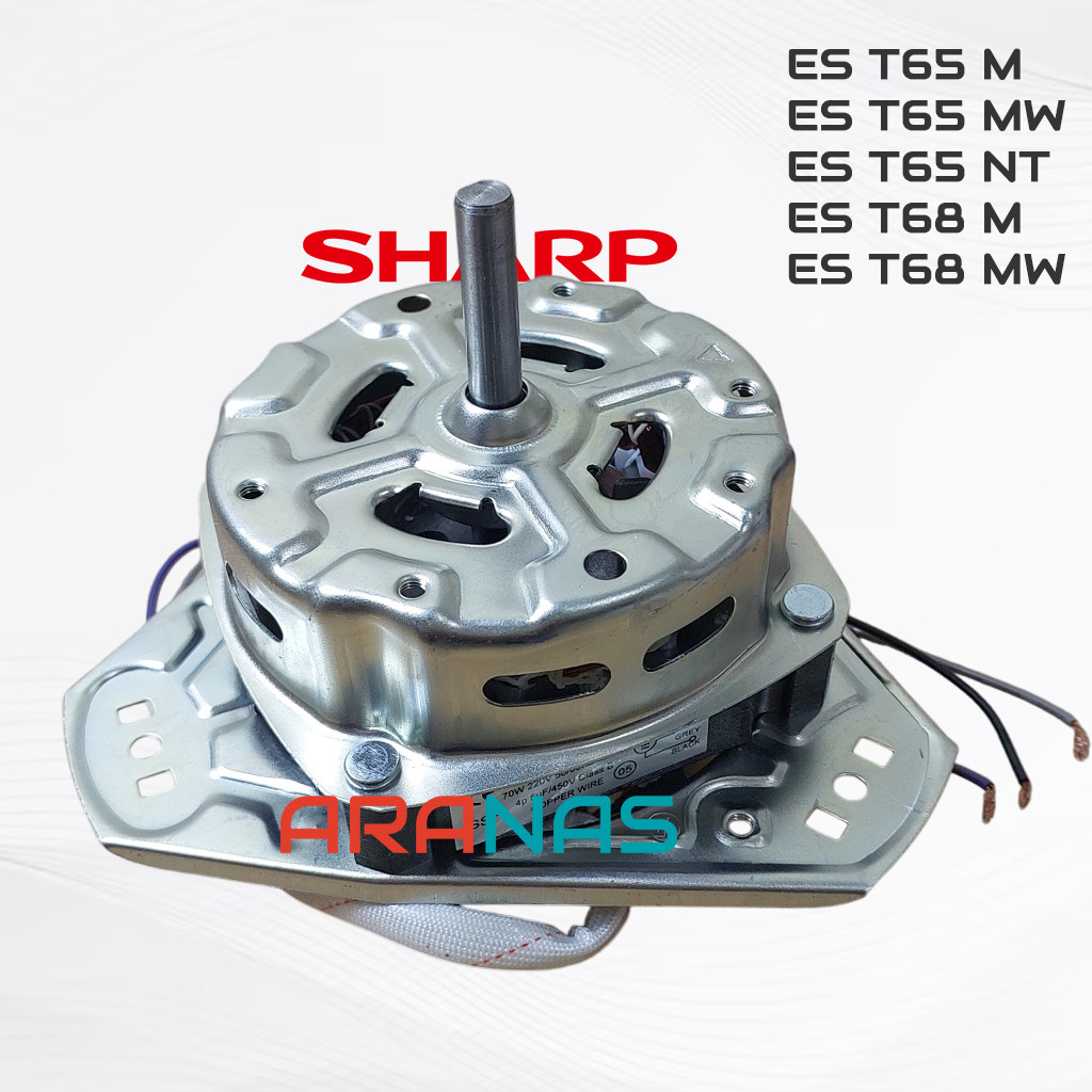 DINAMO PENGERING ES T65M T65MW T65NT T68M T68MW Motor SPIN Mesin Cuci 2 Tabung SHARP T65 T68 M MW NT