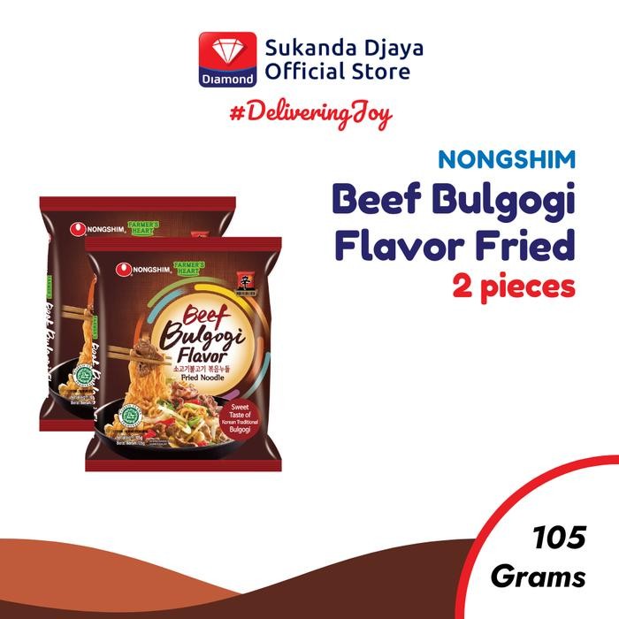 

H48Y Nongshim Mie Instan Beef Bulgogi Flavor Fried 105 Gr Twinpack