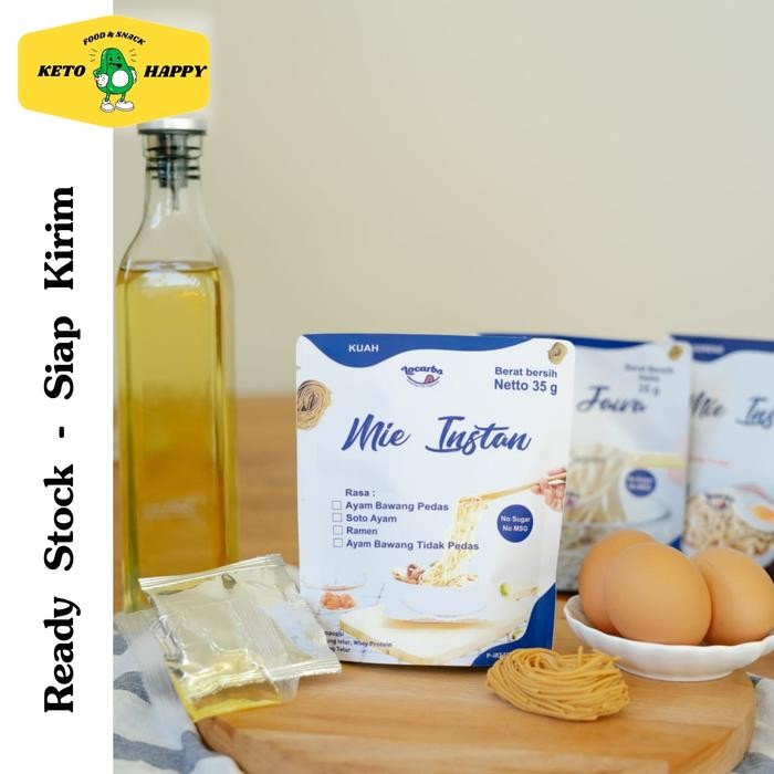 

H48Y Mie Kuah Rendah Karbohidrat Dan Bebas Gula - 3 Varian Rasa