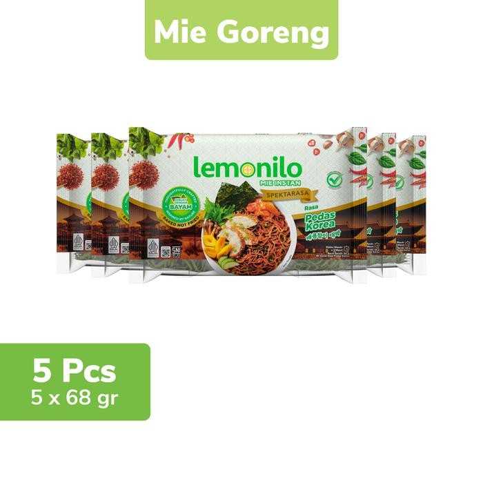 

H48Y 5 Pcs Lemonilo Mie Instan Goreng Pedas Korea 68G - Fs