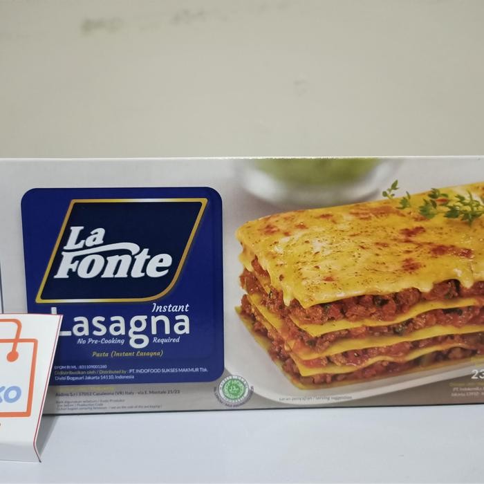 

H48Y Lafonte Lasagna Pasta 230 Gr - Sertifikat Halal Dari Mui - Food, Noodles