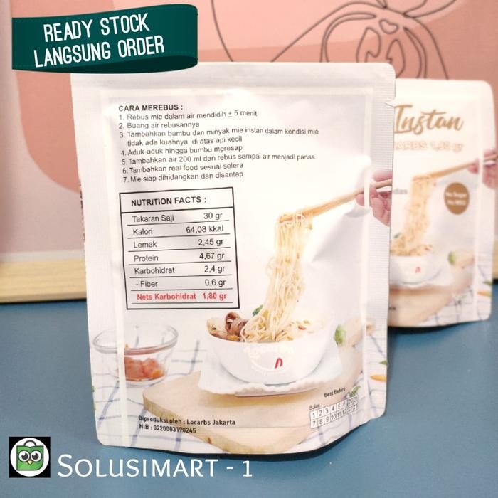 

H48Y Mie Instant Kuah Diet KetoLow Carb