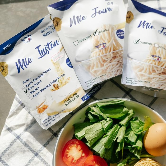 

H48Y Mie Keto Rasa Ramen / Mie Instan Ramen Keto Rendah Karbohidrat