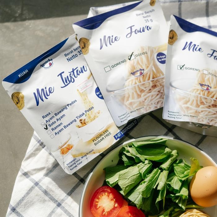 

H48Y Mie Keto Rasa Ayam Bawang / Mie Ayam Bawang Rendah Karbohidrat