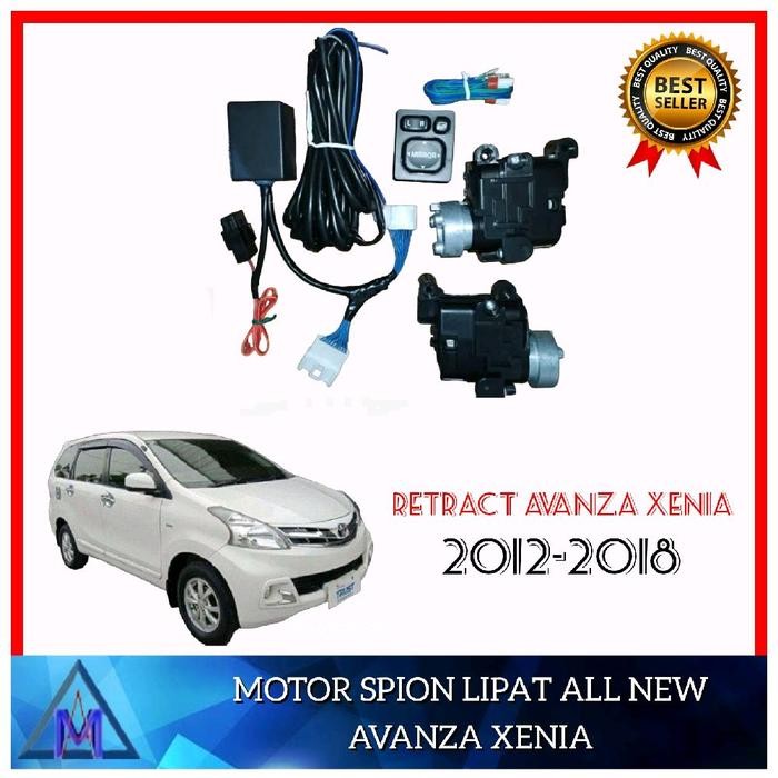 Motor Spion Lipat Avanza All New 2012-2017 Retract Spion Tekuk Avanza All New 2012-2017 Model Switch