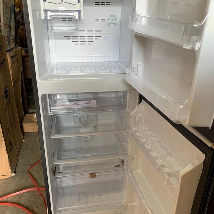 Kulkas 2 Pintu Polytron Prm 21 Ol / Orx Belezza Glass Door 220 Liter