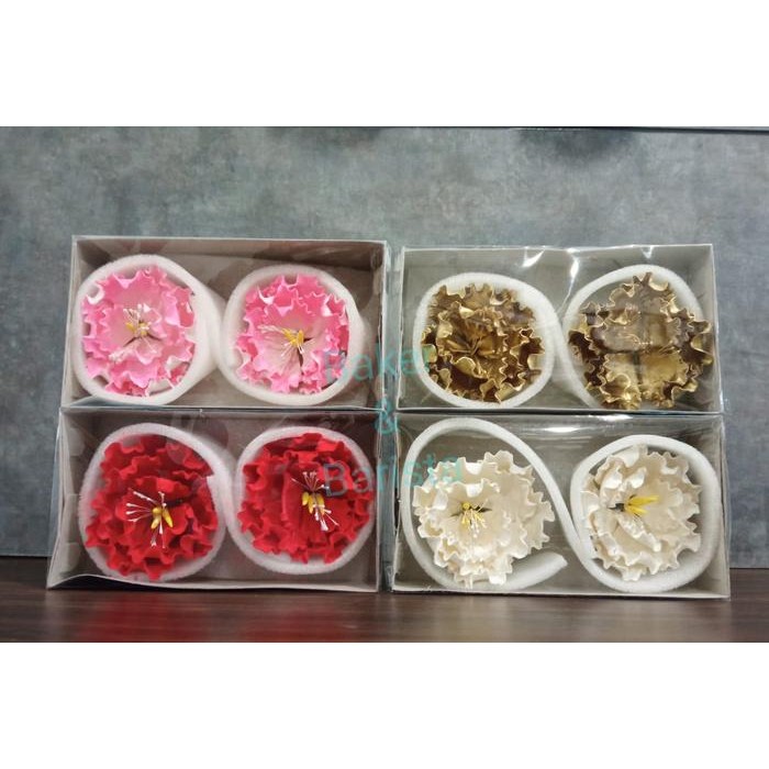 

Gumpaste Peony Kembang / 2pcs / Gumpaste / Hiasan Kue dan cake