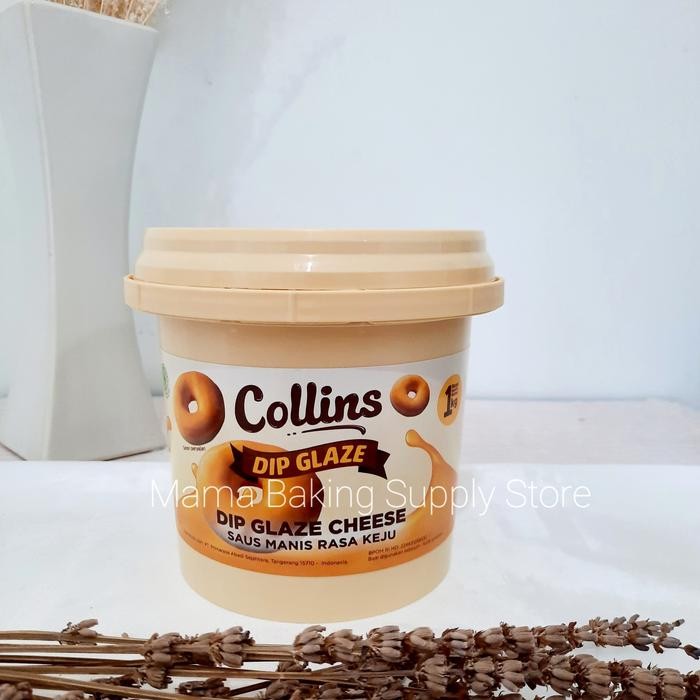 

COLLINS Cheese Dip Glaze Rasa Keju Cheese Collins Topping Sauce 1 kg