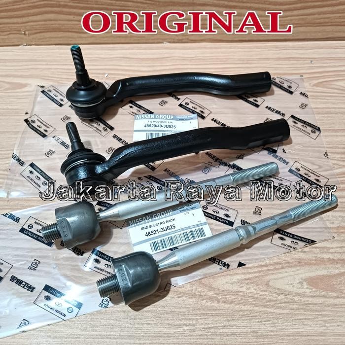 Tie Rod End + 2Pcs Long Tie Rod Grand Livina Original