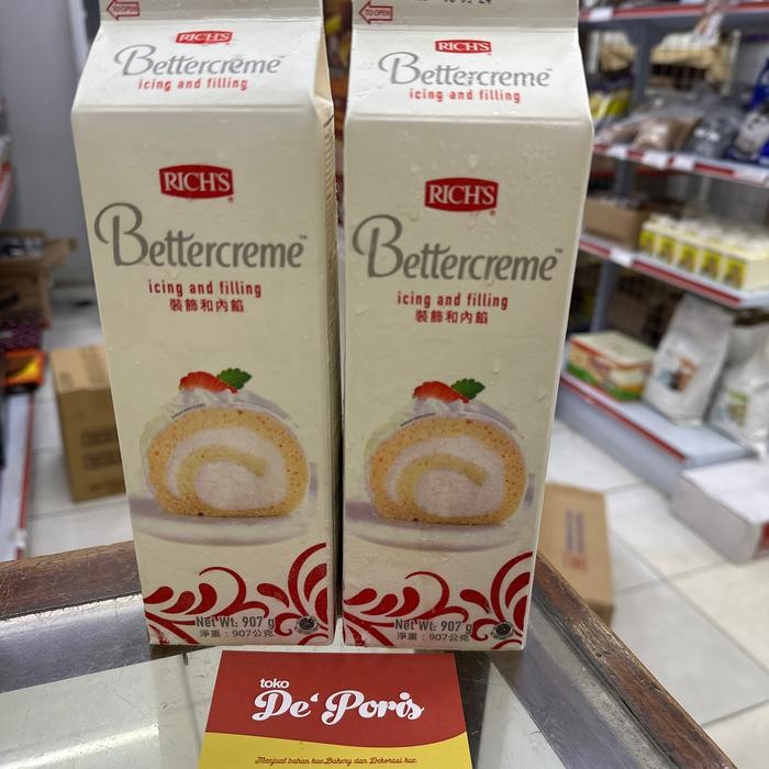 

richs bettercreme 907 gr icing dan filling kue