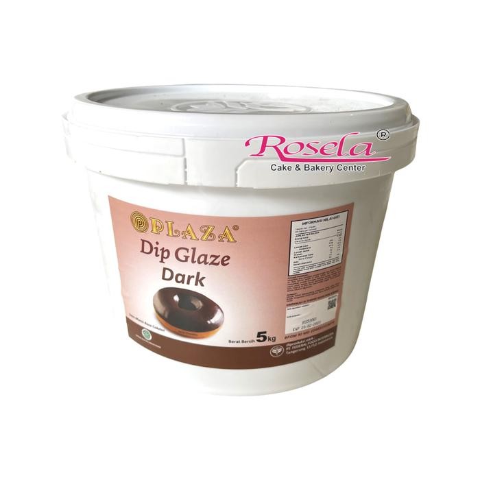 PLAZA Dip Glaze Dark 5 Kg Glaze Coklat Plaza Dark Chocolate