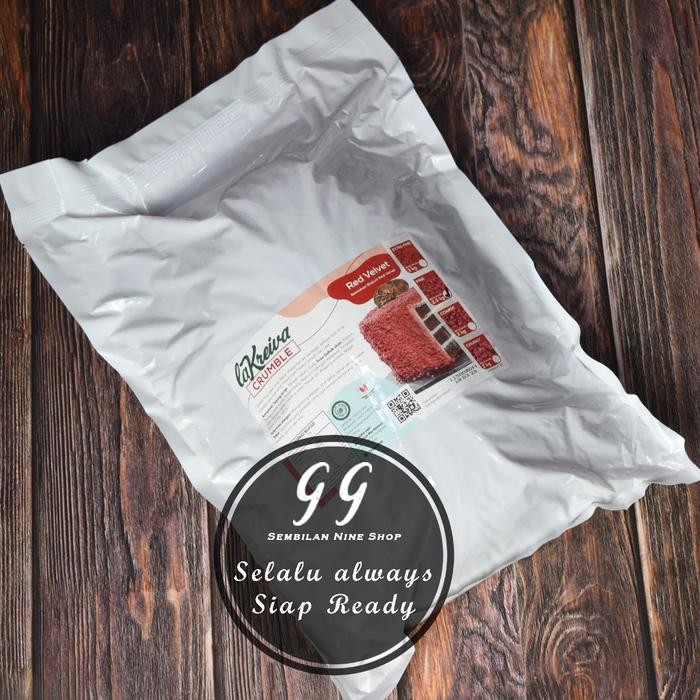 

La Kreiva CRUMBLE RED VELVET 2,5 KG Biskuit Remahan Crumb Crumbs