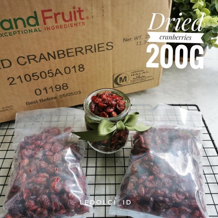 

GRACELAND DRIED CRANBERRIES CRANBERRY KERING SWEETENED 200 GRAM
