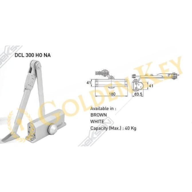 Door Closer Dekkson Dcl 300 Ho Penutup Pintu Otomatis Hold Open