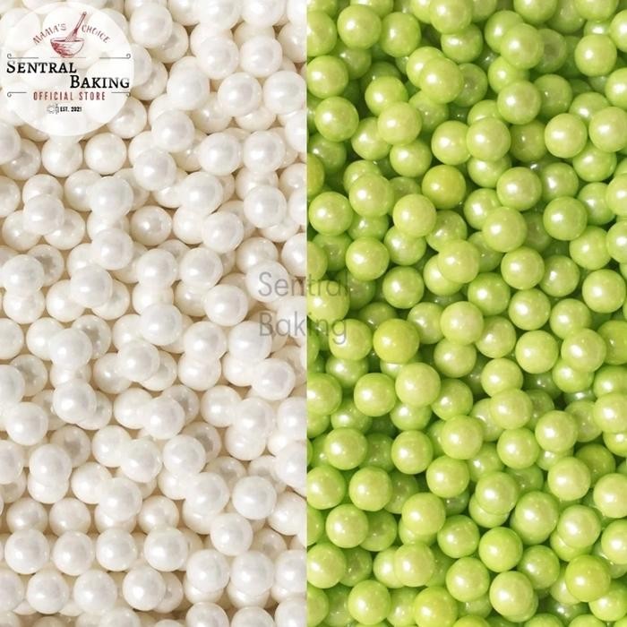 

Sprinkle Kue Mutiara Bintang Putih Hijau/ Springkel Cake Springkle Kue