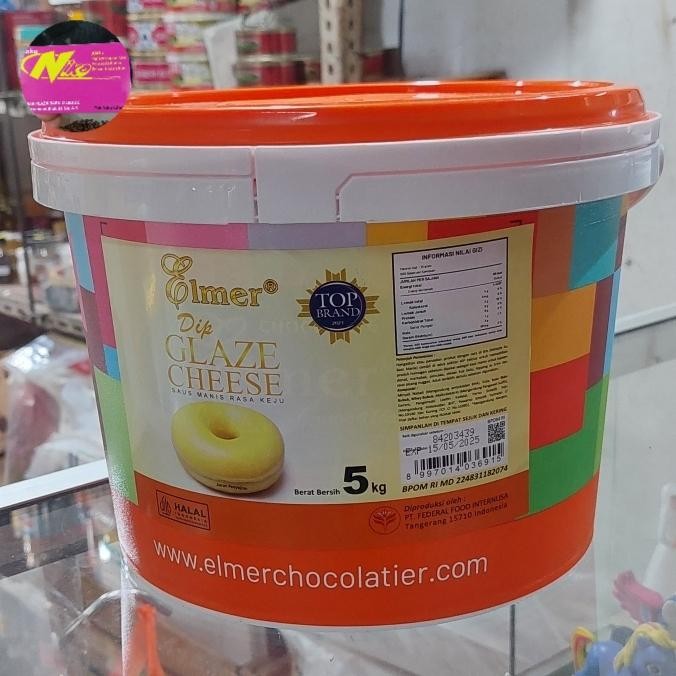 

elmer dip glaze cheese 5 kg khusus grab dan gojek