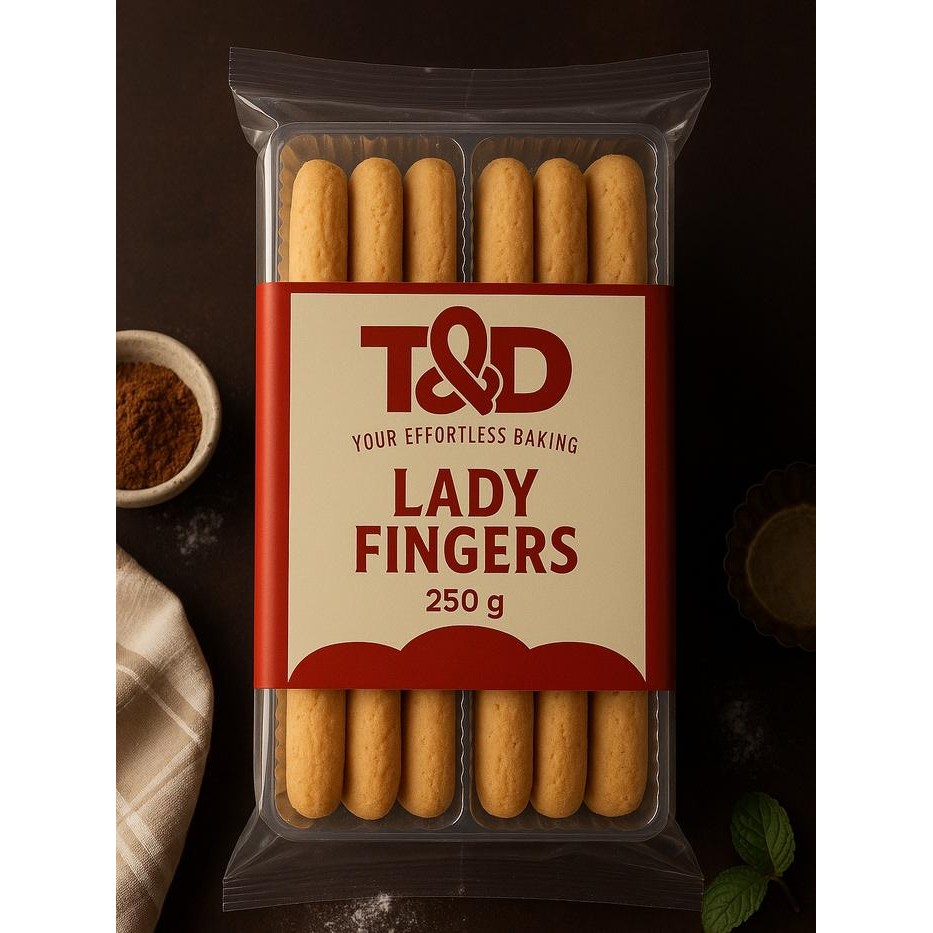 

LADY FINGERS TITAN BAKING T&D BISKUIT ITALIA