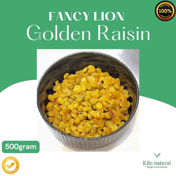 

Fancy Golden Raisin 500gram ( LION )