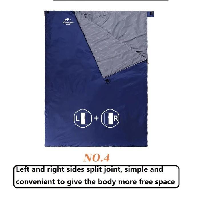 SLEEPING BAG / KANTONG TIDUR CAMPING LW180 NATUREHIKE NH21MSD09/NH21MSD04