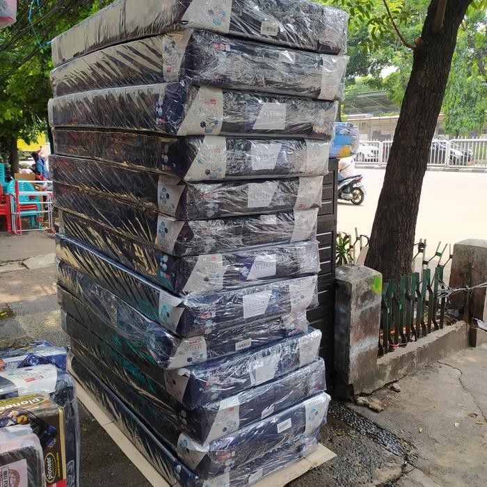 Central Spring Bed Kasur Busa Lotus Rebonded 90X200X18Cm Kualitas Terbaik Spring Bed Springbed