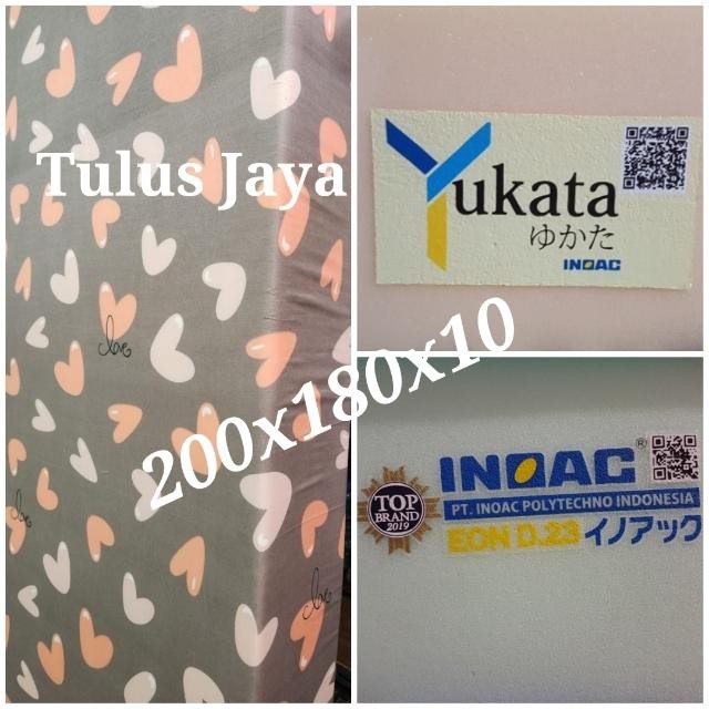 Topper/Kasur Busa Inoac Yukata 200X180X10