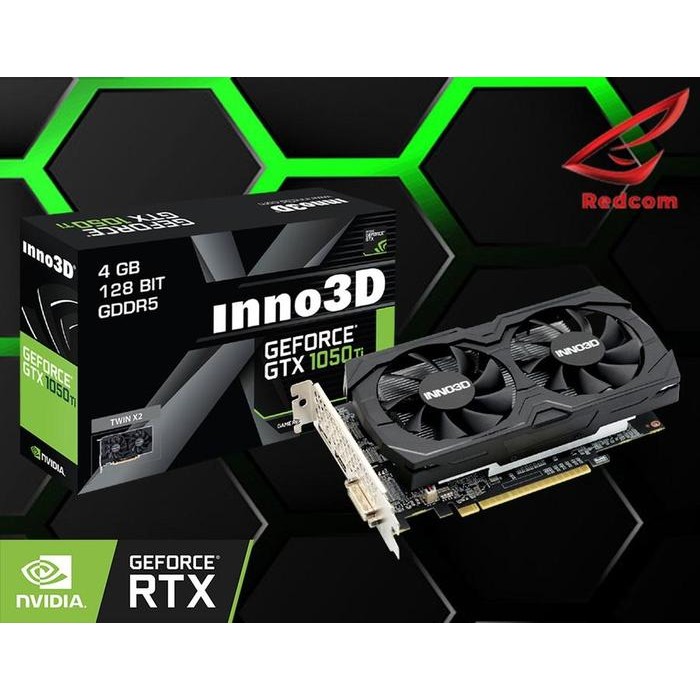 Promo Inno 3D Gtx 1050Ti /Gtx 1050 Ti 4Gb Twin X2 V2