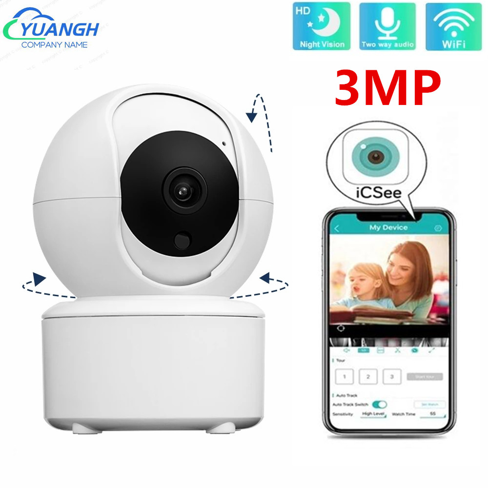 ICSee MINI WIFI Camera Surveillance 3MP Smart Home Security