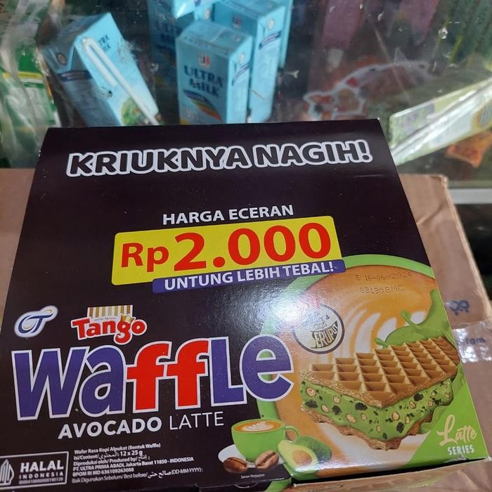 

TANGO WAFFLE CHOCO HAZELNUT 1 BOX ISI 12 PCS 12PCS