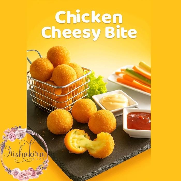 

CHICKEN CHEESY BITE BOLA AYAM ISI KEJU