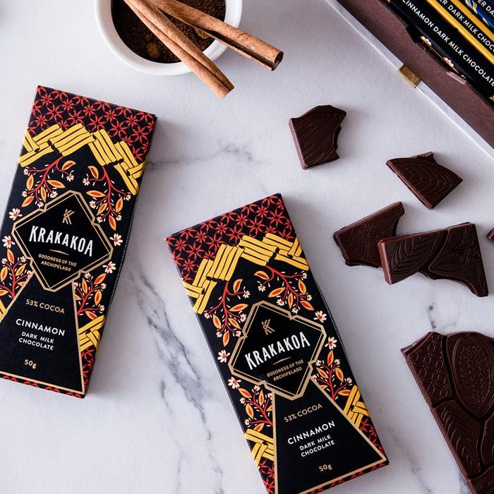 

KRAKAKOA - FLAVOURED DARK MILK CHOCOLATE, CINNAMON / COKLAT SUSU