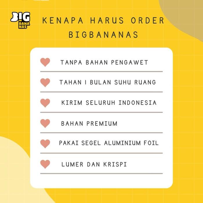 

PAKET 1KG KERIPIK PISANG TIRAMISU DAN CHOCO