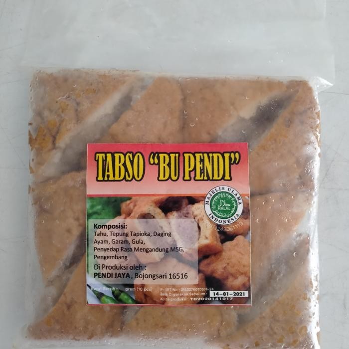 

TAHU BAKSO BU PENDI ISI 10
