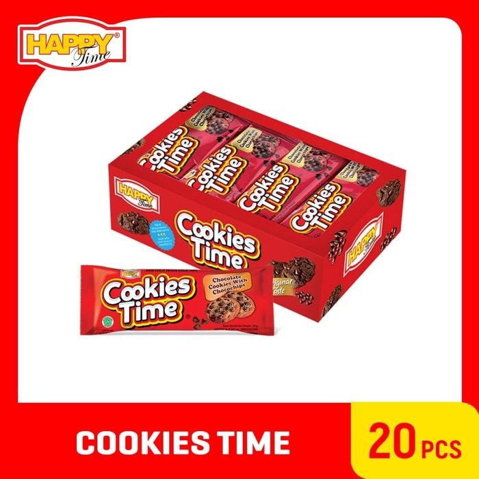 

TERLARIS HAPPY TIME COOKIES TIME COMBO (ISI 20 PCS) COKLAT KERING SUSU
