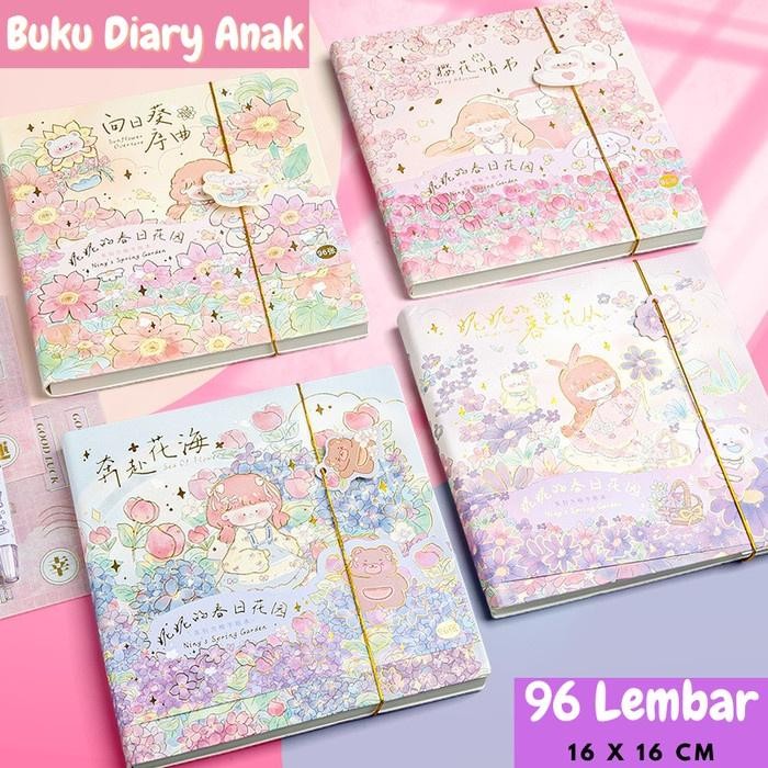 

Buku Diary Journal Agenda Notebook Planner Hard Cover Cute ST0035 stationery Kertas Paper