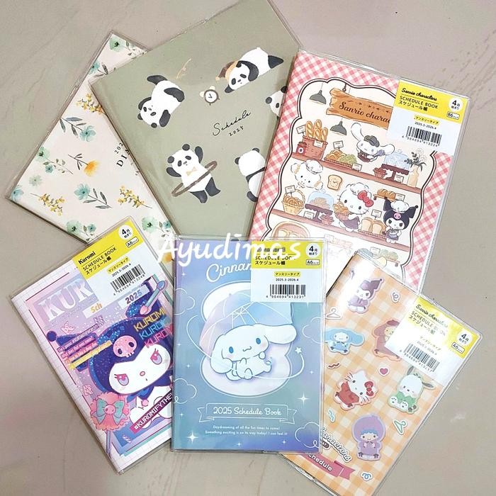 

Schedule Book / Monthly Planner - Journal Notebook Kawai Sanrio Disney - buku agenda / jurnal /