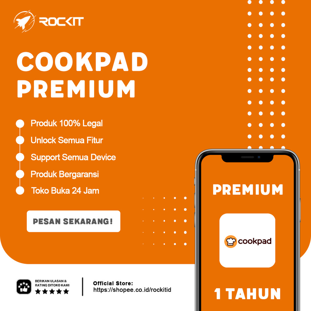 Cookpad Premium 1 Bulan - Akses Resep Makanan