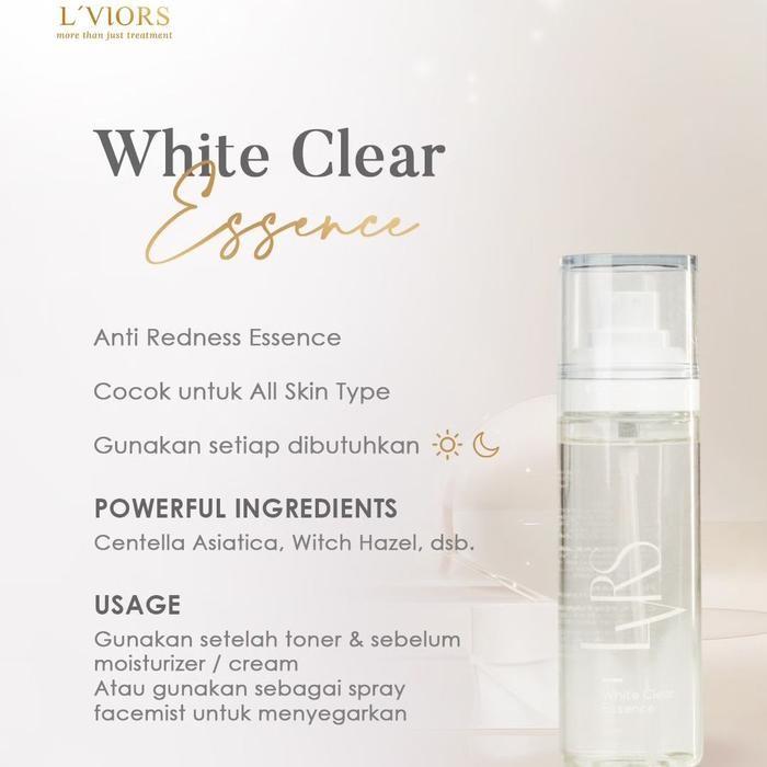 NEW Lviors White Clear Essence